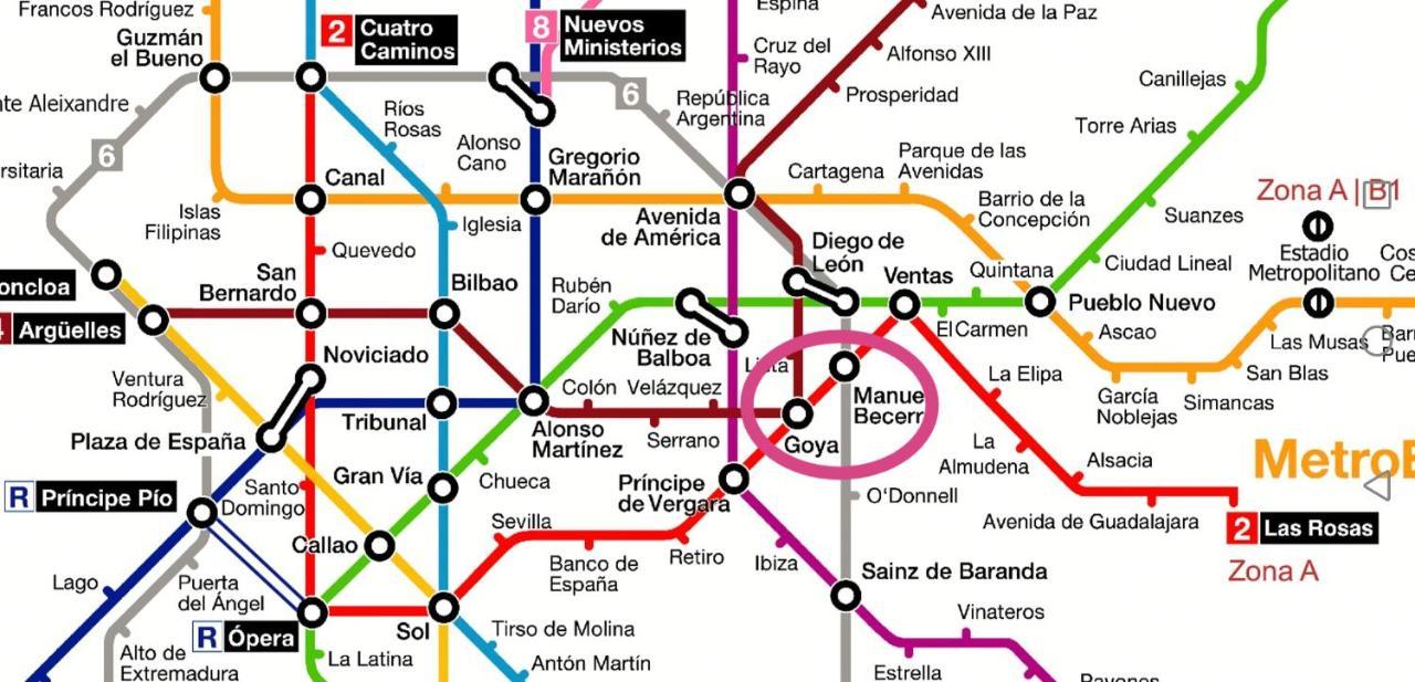 Centrica Habitacion Bed & Breakfast Madrid Ngoại thất bức ảnh